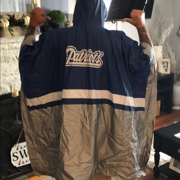 Coats | Nfl Patriots Poncho Rain Coat 